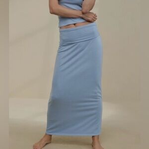 Aerie chill up fold over maxi skirt